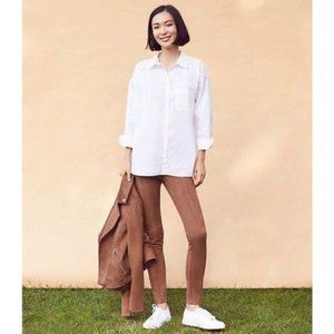 LOFT Faux Suede Side Zip Legging 8